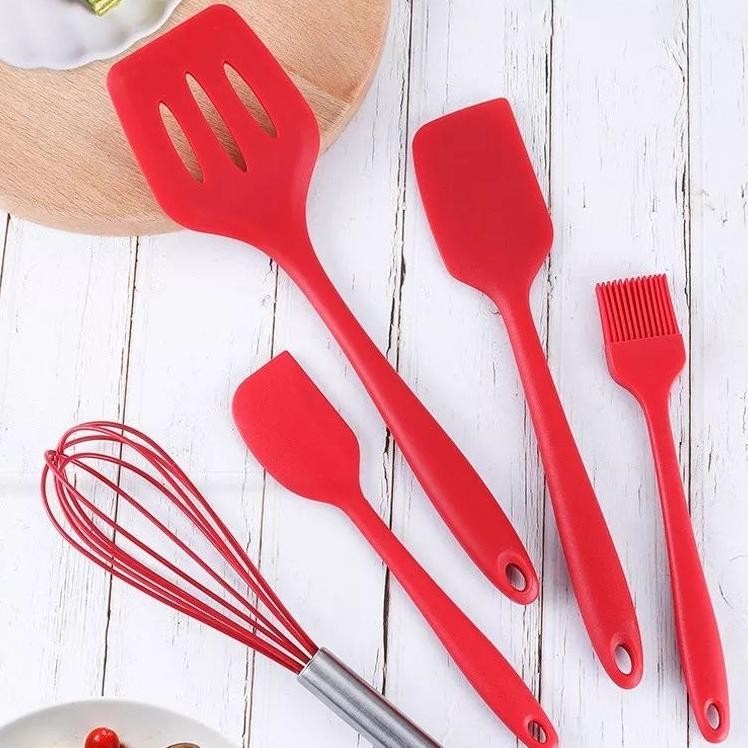 Alat Masak Set 5In1 Peralatan Masak Silikonspatula Untuk Masak Set