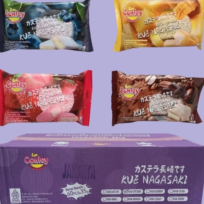 

Conley Mochi Bolu Stroberi Mangga Blueberry Dan Coklat 39Gr 12 Pcs
