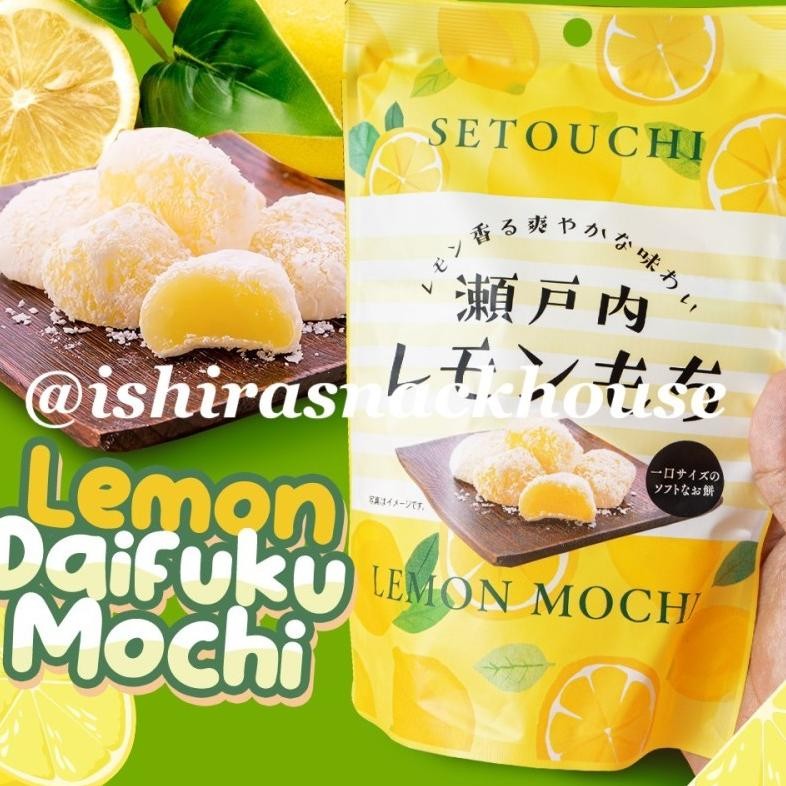 

Japan Lemon Daifuku Mochi Mochi Jepang Rasa Buah Lemon