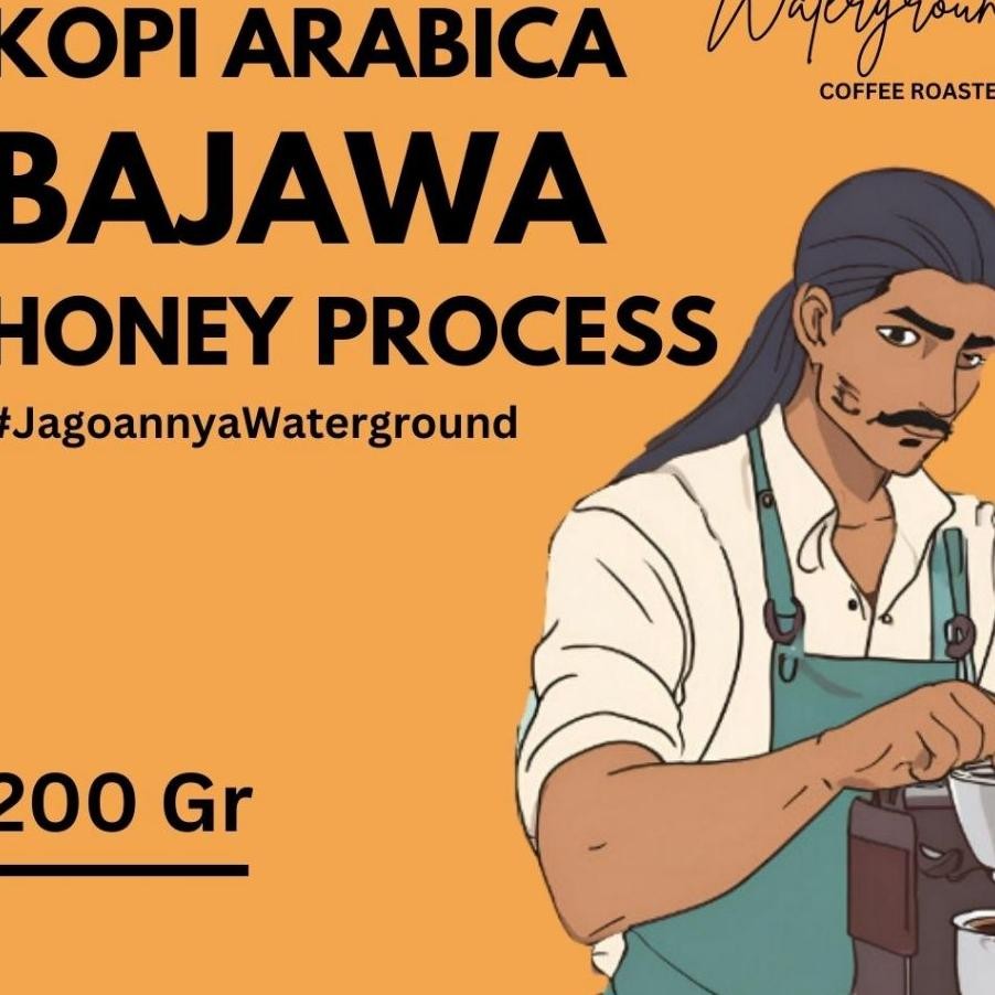 

Waterground Coffee Kopi Arabika Flores Bajawa Honey Process Kopi Grade 1 Single Gin 200 Gr