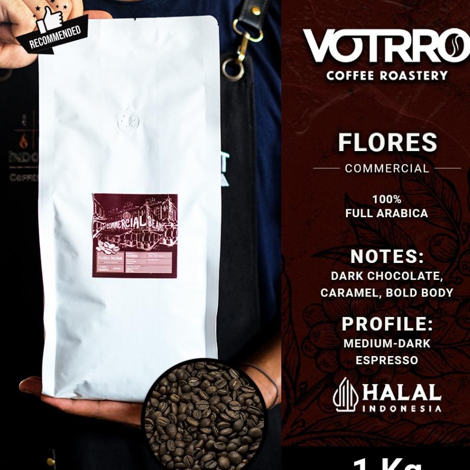 

Kopi Full Arabica Flores Bajawa Roasted Commercial Espresso