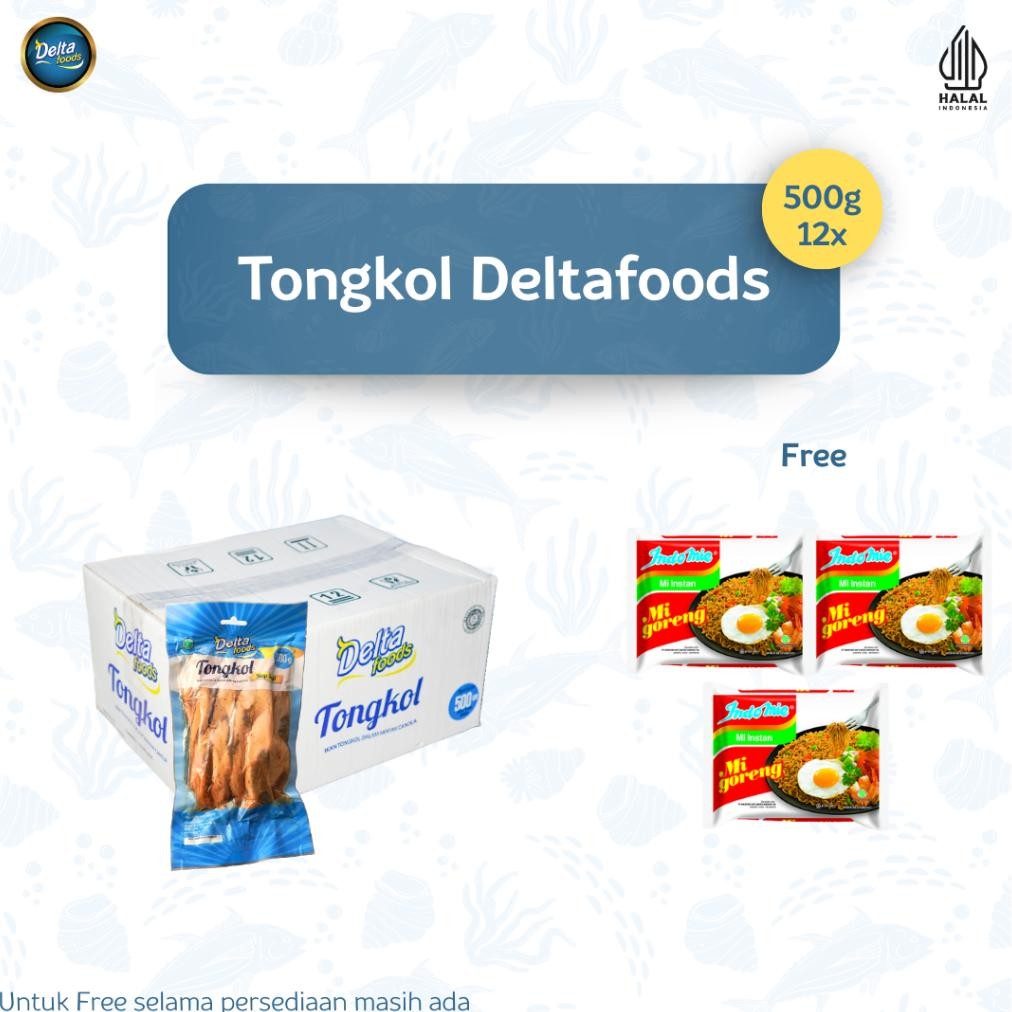 

TERMURAH DeltaFoods - Ikan Tongkol Siap Saji Dengan Minyak Kanola 500gram Dus Free 3 Pcs Indomie Goreng Siap kirim