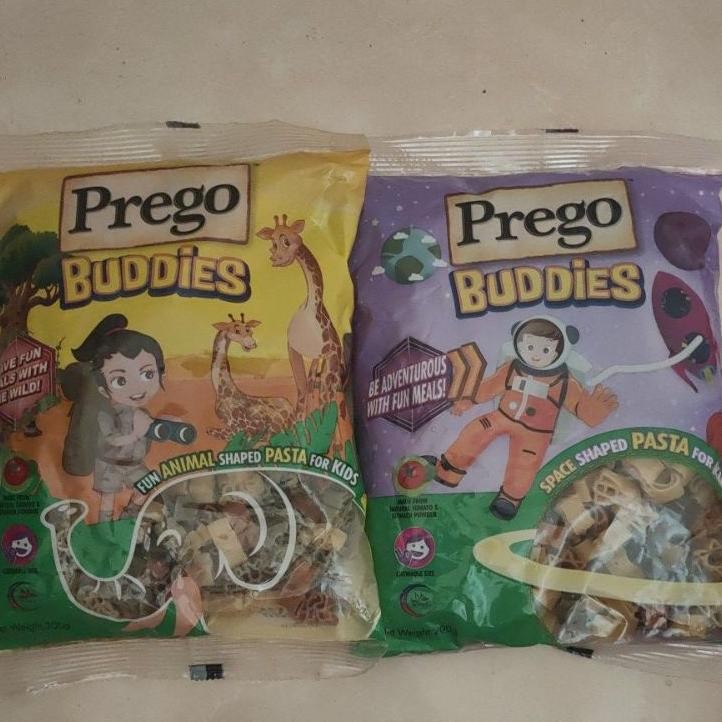 

Prego Buddies Animal Space Ocean Creatures Shaped Pasta For Kids 200Gr Mac And Cheese 70Gr
