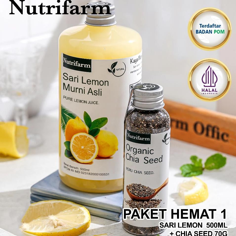 

Paket Hemat 1 Sari Lemon Ml Dan Chia Seed 70 Gram