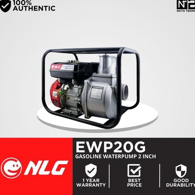 Terlaris Mesin Pompa Air - Alkon 2 Inch Nlg Ewp20G - Pompa Air Irigasi Sawah 2" Ready Stok