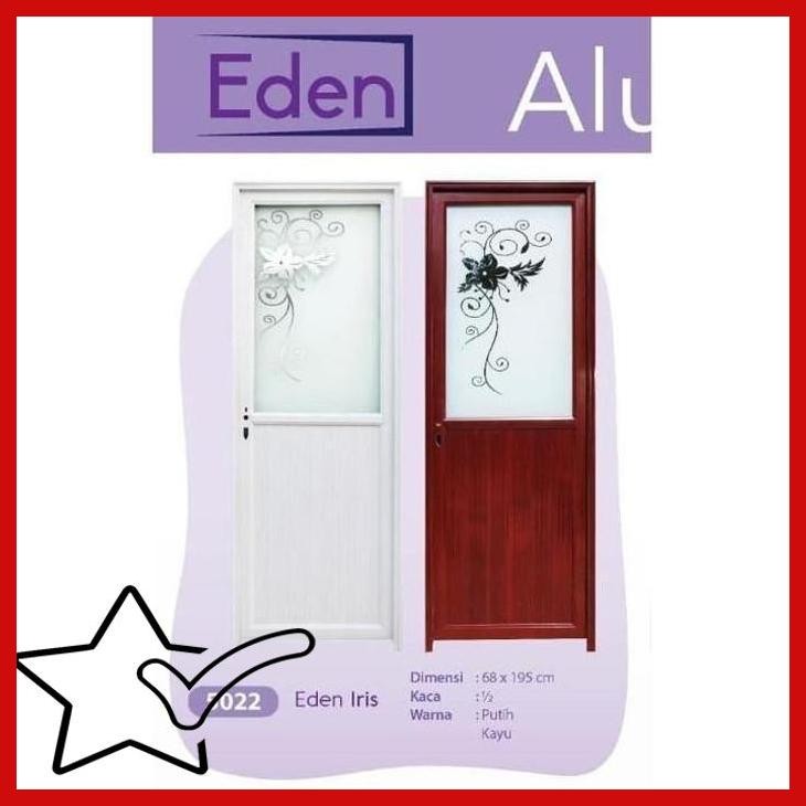 [ISB] PINTU KAMAR MANDI/ PINTU ALUMUNIUM EDEN IRIS 5022 HANDLE KANAN & KIRI