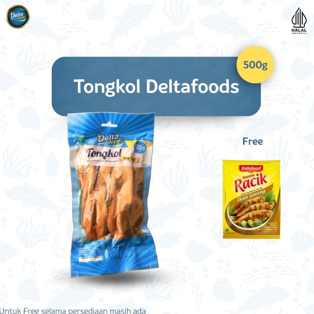 

READY STOK DeltaFoods - Ikan Tongkol Siap Saji Dengan Minyak Kanola 500gram free Bumbu Racik Siap kirim