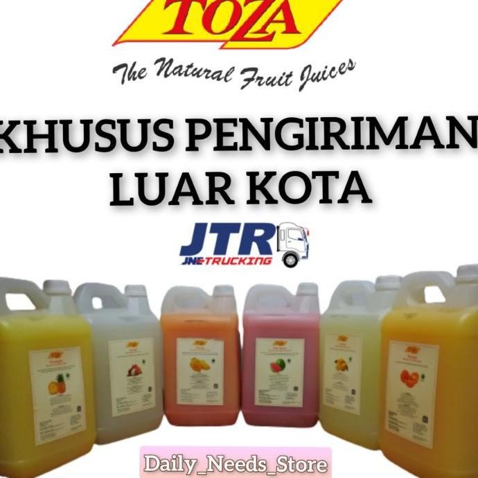 

Toza Jus 5 Liter Khusus Luar Kota
