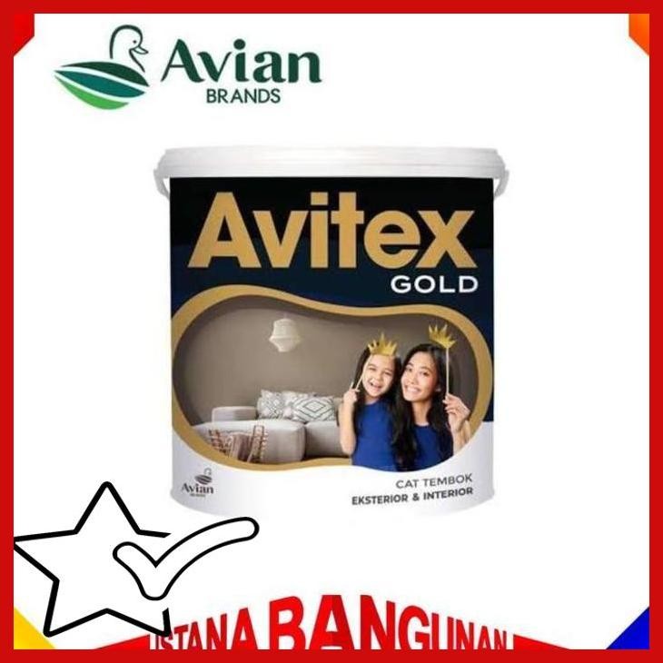 [ISB] AVITEX GOLD CAT TEMBOK 25KG/ CAT TEMBOK AVITEX GOLD CAT TINTING