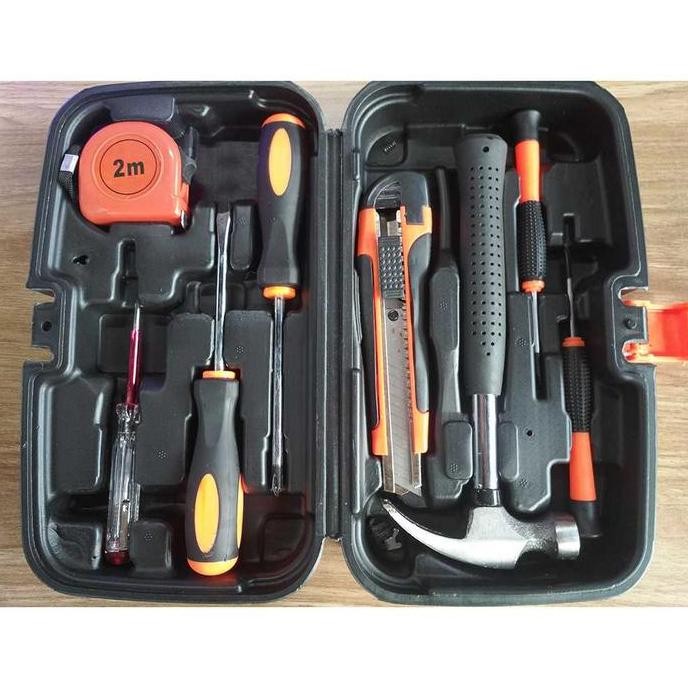 Perkakas Tukang Set Tool Box Alat Perkakas Set Kelistrikan 8in1 Kit