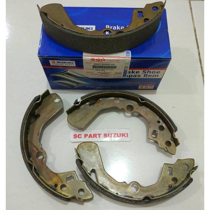 Kampas rem brake shoe belakang suzuki baleno old