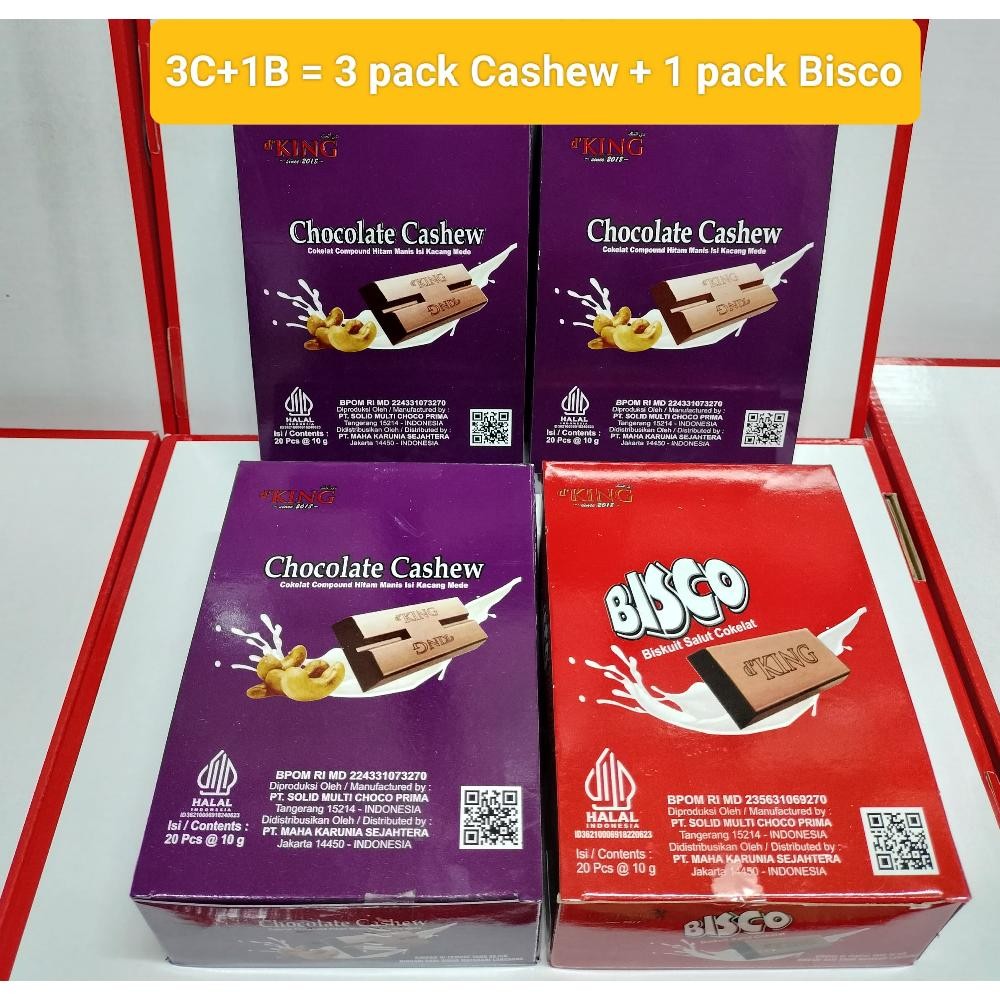 

Ct_C1077 Cokelat Compound Hitam Manis Isi Kacang Mede Chocolate Cashew Dus La-92