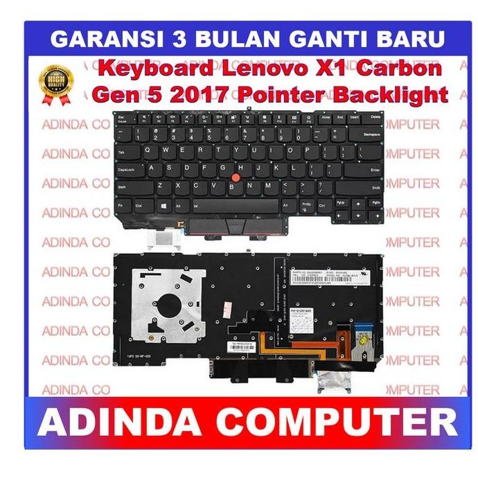 Keyboard Lenovo Thinkpad X1 Carbon Gen5 Gen 5 Gen6 Gen 6 5Th Gen 6Th Gen 2017 2018 Pointer Backlight