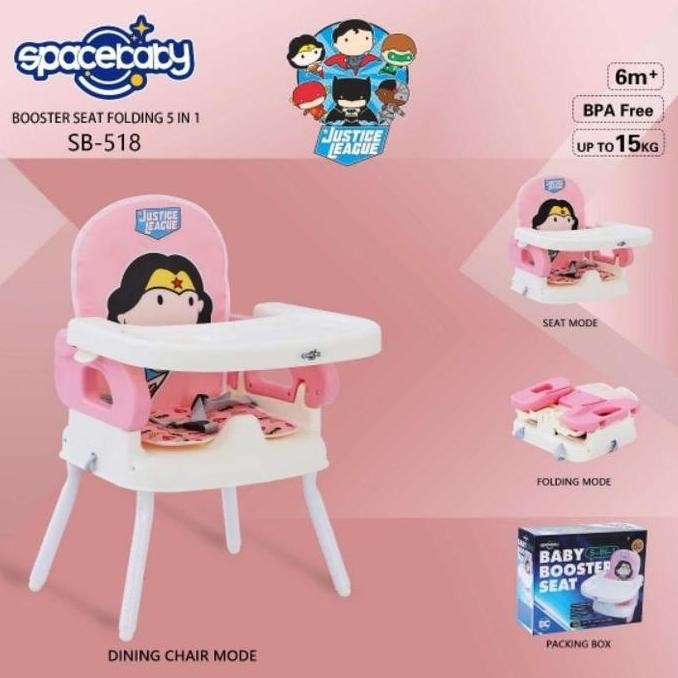Space Baby 2 In 1 H/C Dan Booster Seat 518 Sb-518 Co