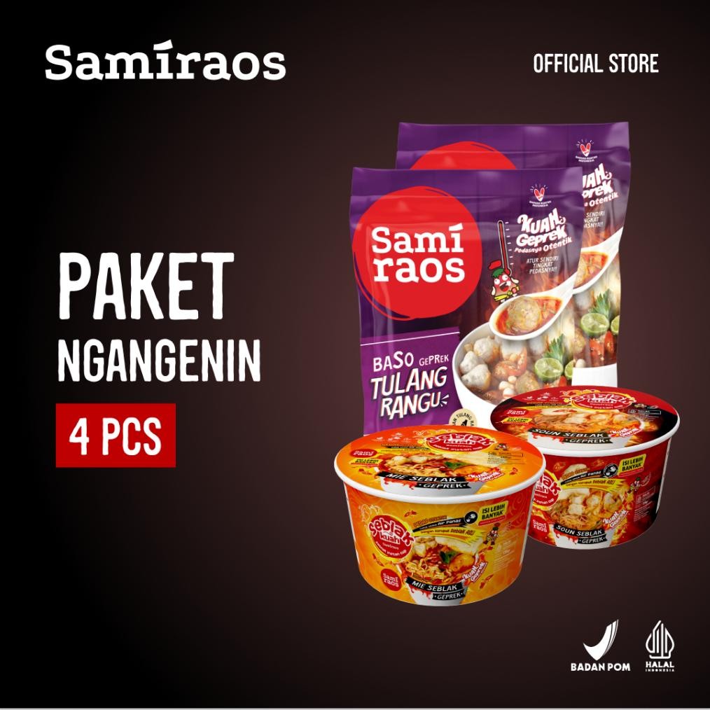 

TERMURAH SAMI RAOS - Paket Ngangenin Siap kirim