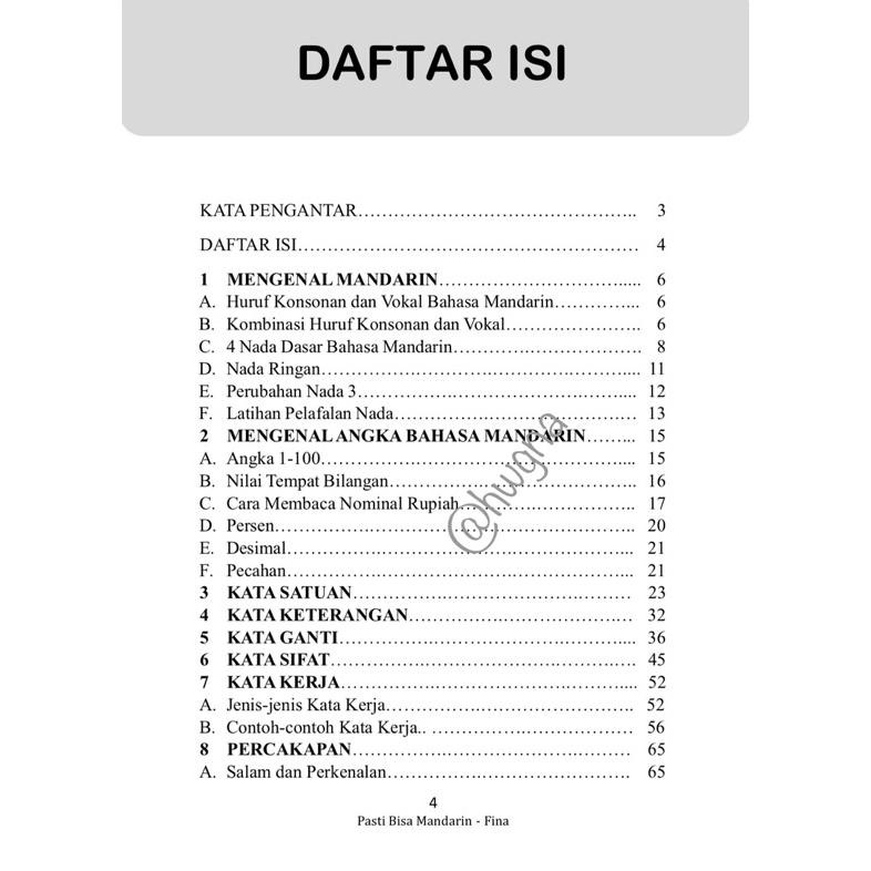 JH8 (HSK 1 & HSK 2) BUKU MENULIS HURUF MANDARIN HSK 1&2 - FINA