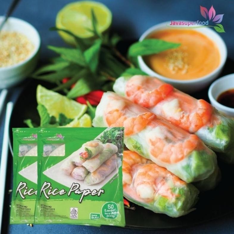 

Cod Rice Paper Bulat 500Gr/ 50 Lembar/Banh Trang High Quality Rice Paper / Kulit Lumpia Vietnam Rice Paper (Halal)/ Rice Roll Spring Roll He-87