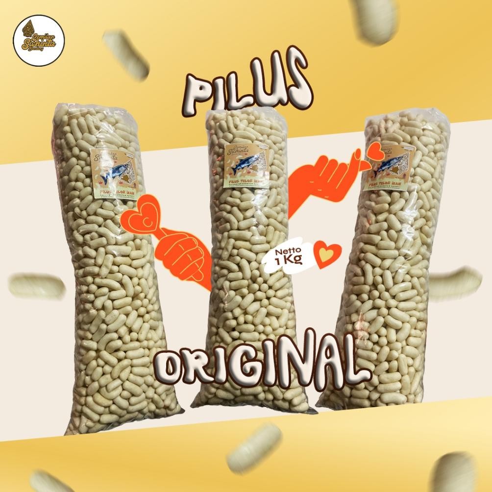 

1Kg - Pilus Telor Ikan Cemilan Sichinta (1 Ball)
