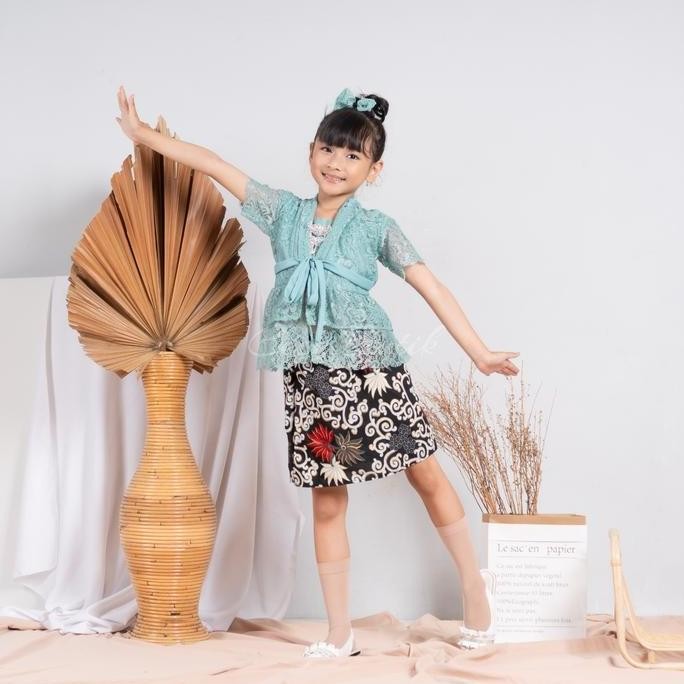 SET KEBAYA BRUKAT MODERN ANAK PEREMPUAN FREE BANDO BAJU KEBAYA BAYI BALITA ANAK TANGGUNG BAJU ADAT K