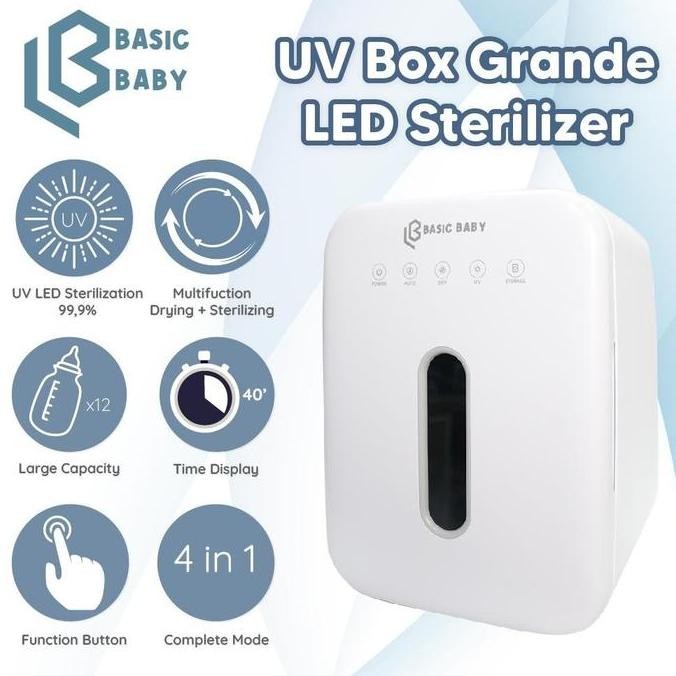Basic Baby Uv Box Grande Led Sterilizer Alat Steril Uvc Sterilisasi Multifungsi Dryer Pengering Boto