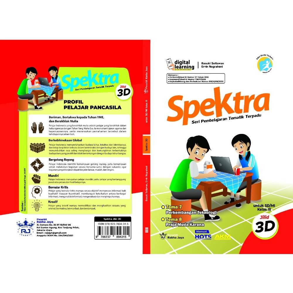 JH8 Buku Spektra Tematik Kelas 3 SD/MI Jilid D: Tema 7 dan 8