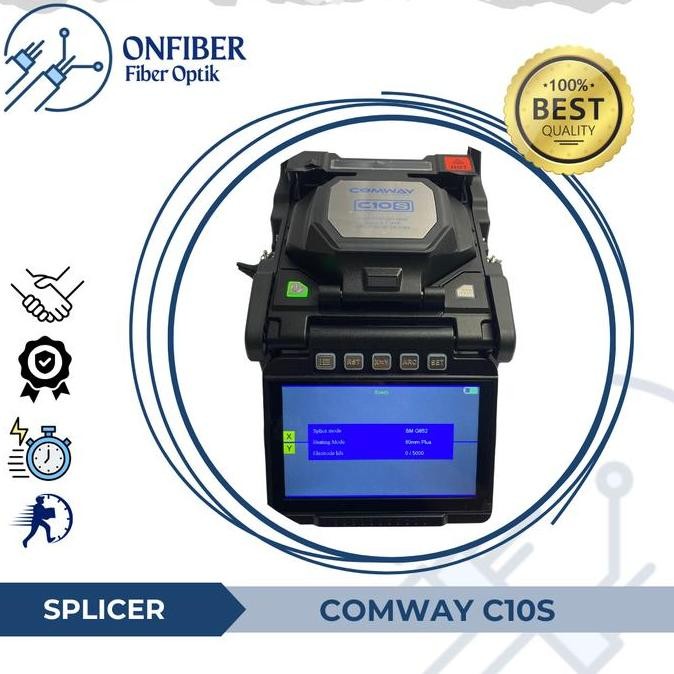 Splicer Comway C10S | Splicer Comway Backbone 6 Motor Core To Core Fusion Splicer C10S New Stok