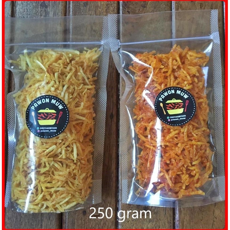 

Termurah / Kering Kentang Mustofa / Kentang Mustofa / Mustofa / Keripik Kentang / Kentang Kering