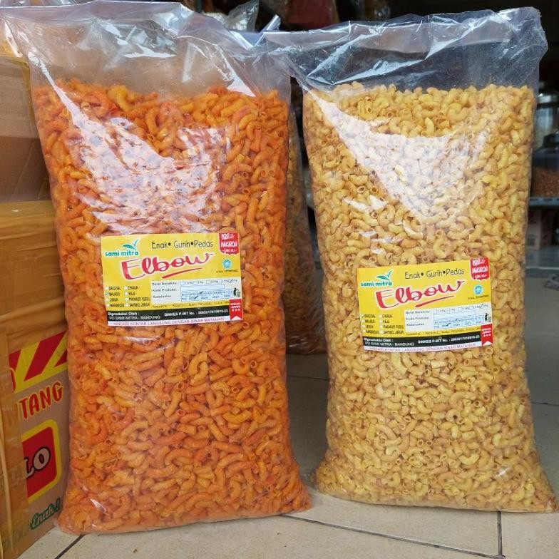 

1KG MAKARONI BANTAT BALADO DAN ORI MAKARONI ELBOW PREMIUM SNACK KILOAN MURAH ALMA.SNACK