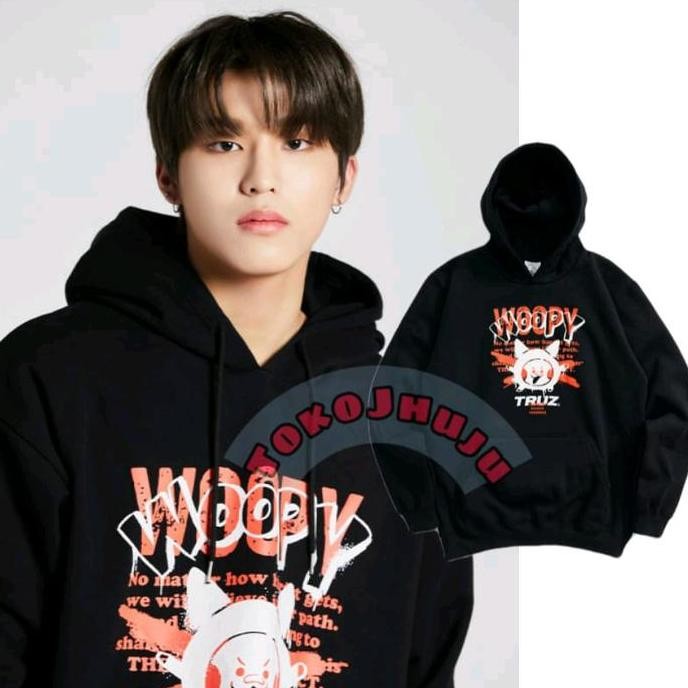 Jaket Hoodie Jumper Trejo Jeongwoo Karakter Woopy Co