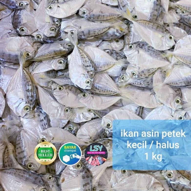 

Ikan Asin Petek Kecil / Halus 1000Gram / 1 Kg