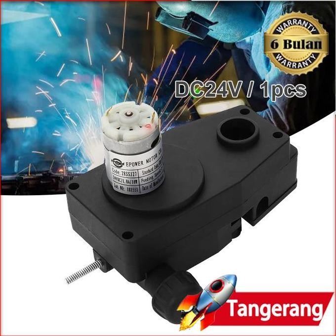 TERMURAH 24V DC Wire Feed Assembly MIG Welder Feeder Motor Electric Harbor
