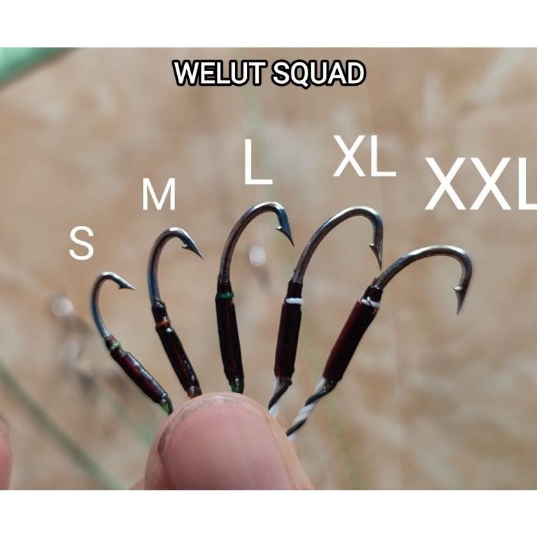 Termurah Pancing Belut Welut Squad  Model Senggol Bac0K  Siap Pakai My56