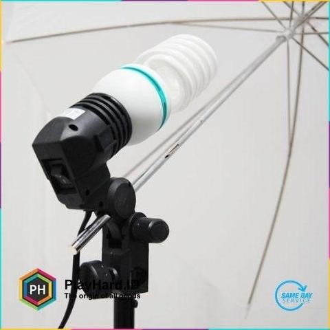 JH8 Lamp Holder Single Socket E27 dengan Dudukan Payung