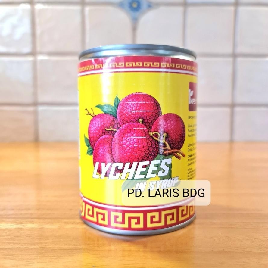 

we-12 fx-45 Lychee IKPS Brand 567gr (Buah Leci Dalam Sirup / Buah Leci Kaleng) Murah Berkualitas
