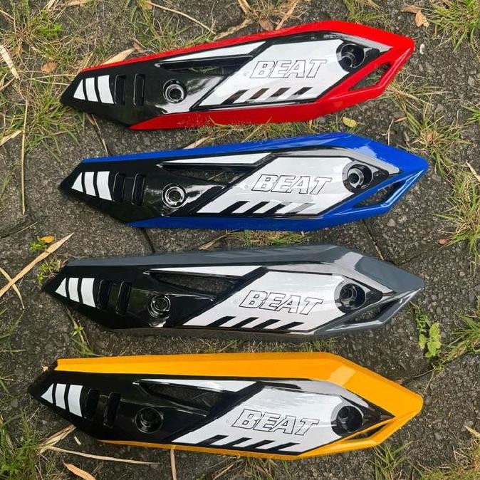 Blacklist Cover Tutup Knalpot Beat Variasi Tameng Pelindung Knalpot Motor Beat Street Esp Lama / Old