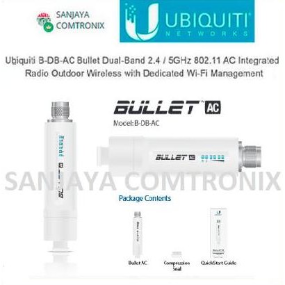 Ubiquiti B-Db-Ac Bullet Ac Dual Band New Stok