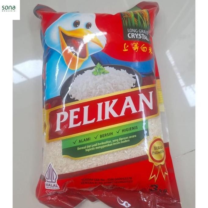 

Beras Pelikan 3kg - Beras Premium - Beras Kepala