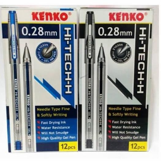 

Produk Baru!! KENKO HITECH HI TECH 0.28 PULPEN PEN GEL - Hitam