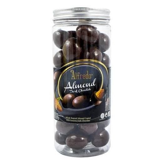 

alfredo almond dark chocolate 280g [9555540022100] termurah
