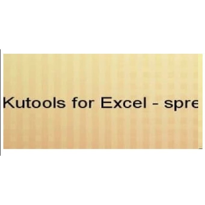 Kutools For Excel V19 Work