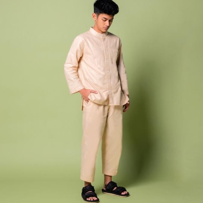 

orca celana panjang maheer ankle pants almond tan termurah