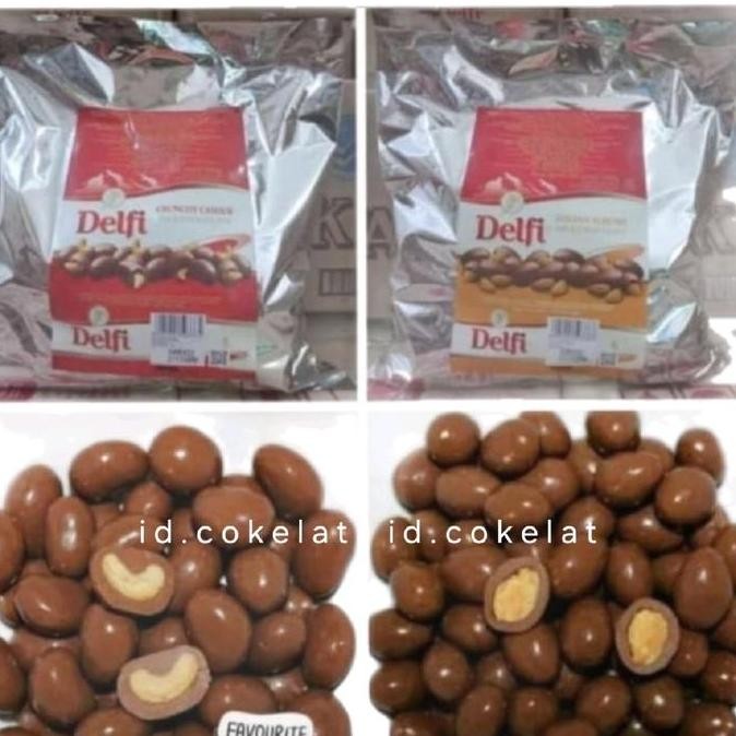 

1 kg coklat delfi dragees kacang almond - mede 1kg chocolate cokelat cemilan manis food snack termurah