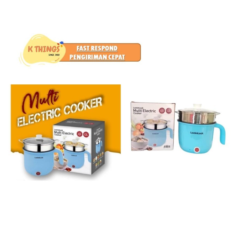 LOCK&LOCK Electric Multi Cooker Pot Panci Elektrik Steamer Locknlock