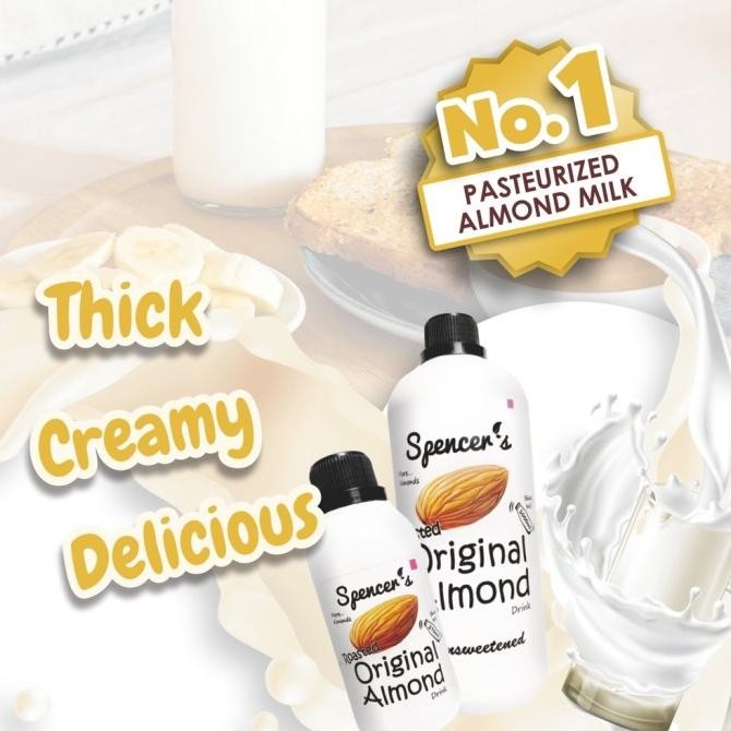 

[ buy 6 get 3 free] spencer's almond milk (270ml) - susu almond asi booster bebas gula termurah