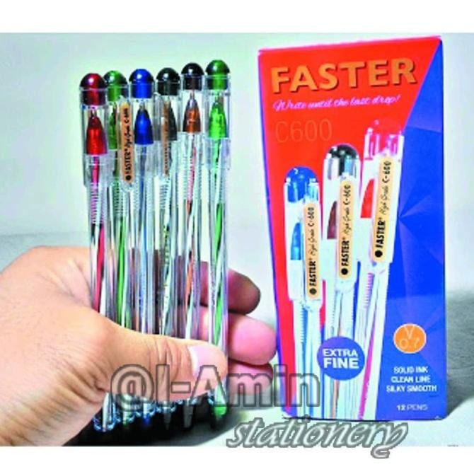 

Produk Baru!! Pulpen FASTER C600 /lusin