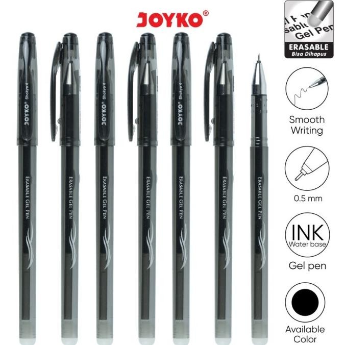 

Produk Baru!! Erasable Gel Pen Pulpen Bisa Dihapus JOYKO GP-322 Shokyo 4 Gel 0.5 mm