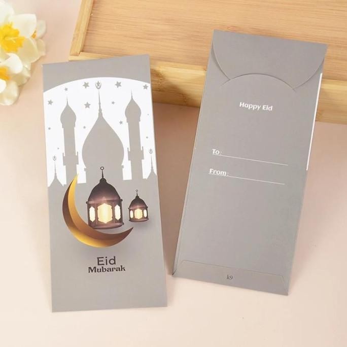 

6Pcs/Set Eid Mubarak Cash Envelopes Money Cards Paper Bag 2023 Ramadan Mubarak Decoration Islamic Muslim Eid Al-Fitr Gift Favors HFS