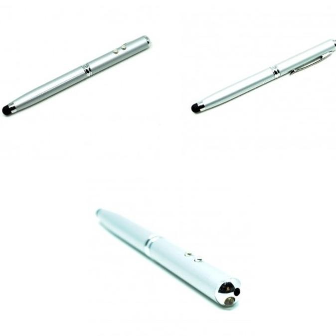

Pen Touch Screen Iphone Ipad + Pulpen Tulis + Senter + Laser + Stylus Stok Terbatas
