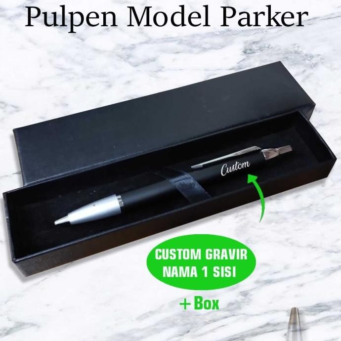 

Produk Baru!! Pulpen Model Parker LQ Black & Matte Black Gold + Box Exclusive