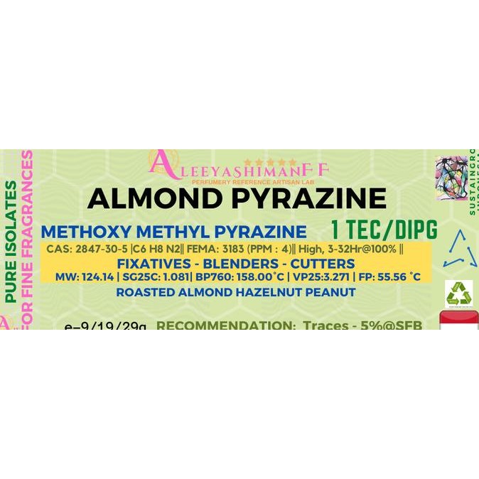 

aleeyashimanff pure isolate almond pyrazine termurah